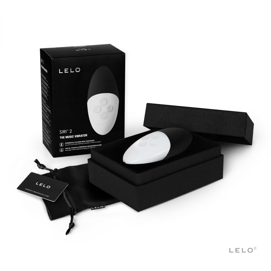 LELO - VIBRADOR DE MÚSICA SIRI 2 PRETO