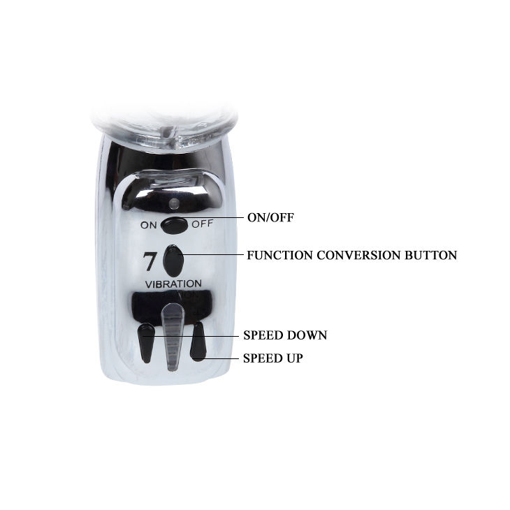 BAILE - ROTADOR TRANSPARENTE AMOUR MISSILE 26.5 CM - Image 6