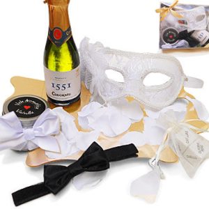 INEDIT - EROTIC KIT MÁSCARA VENETIANA BRANCA