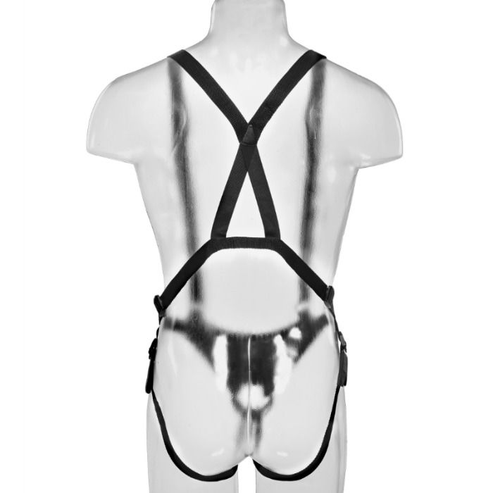 KING COCK - 25,5 CM HOLLOW STRAP-ON SUSPENDER SYSTEM CARNE - Image 6