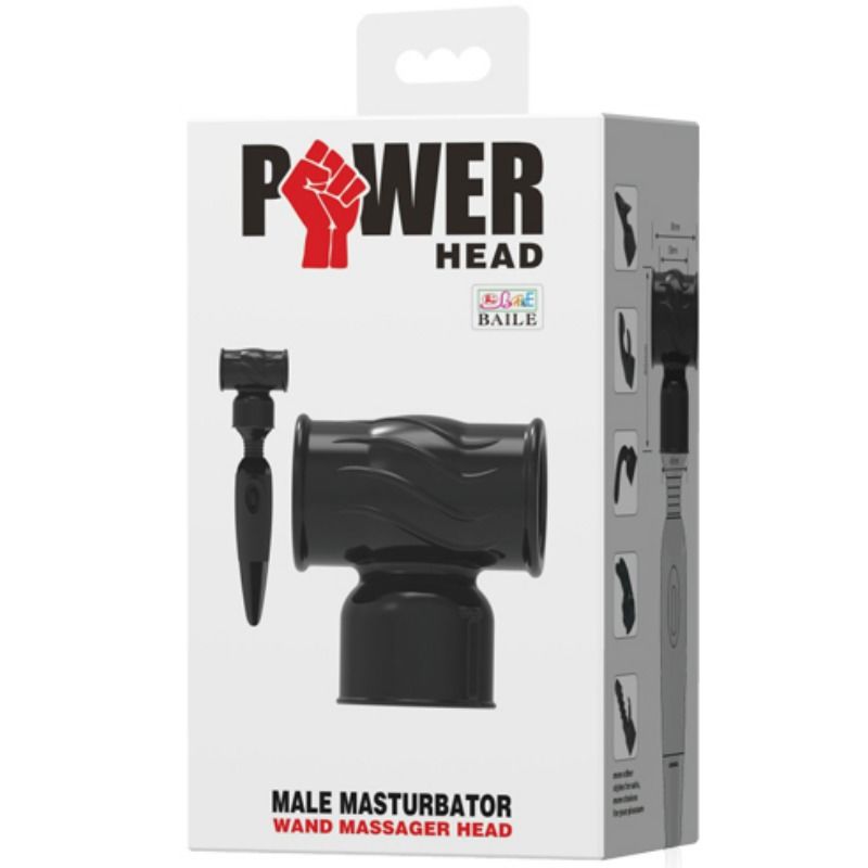 BAILE - CABEA INTERCAMBIVEL POWER HEAD PARA MASSAGEADOR MASCULINO - Image 5
