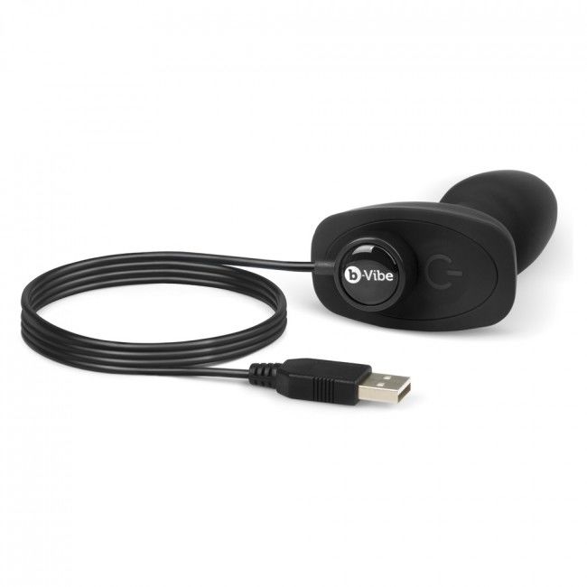 B-VIBE - PLUG ANAL DE CONTROLE REMOTO RIMMING PETITE PRETO - Image 2