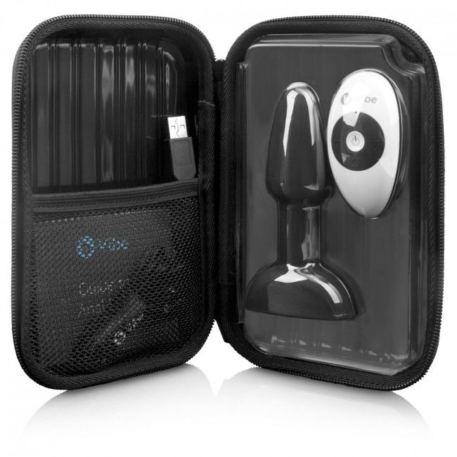 B-VIBE - PLUG ANAL DE CONTROLE REMOTO RIMMING PETITE PRETO - Image 3