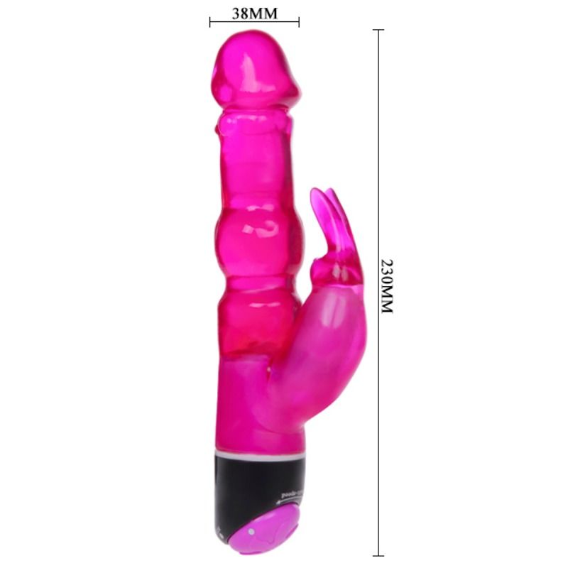 BAILE - VIBRADOR WAVES OF PLEASURE FANTASY COM COELHO 23 CM - Image 5