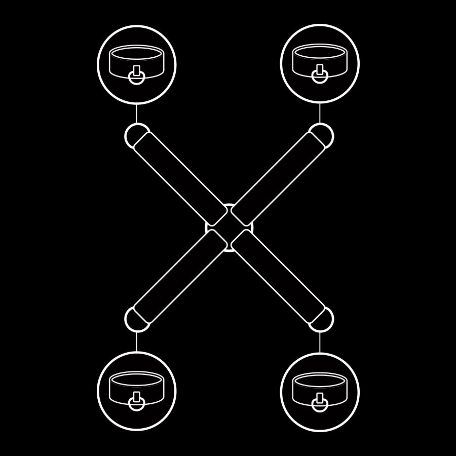 FETISH SUBMISSIVE - UNIÃO DE ALGEMAS DE COURO VEGANO - Image 5