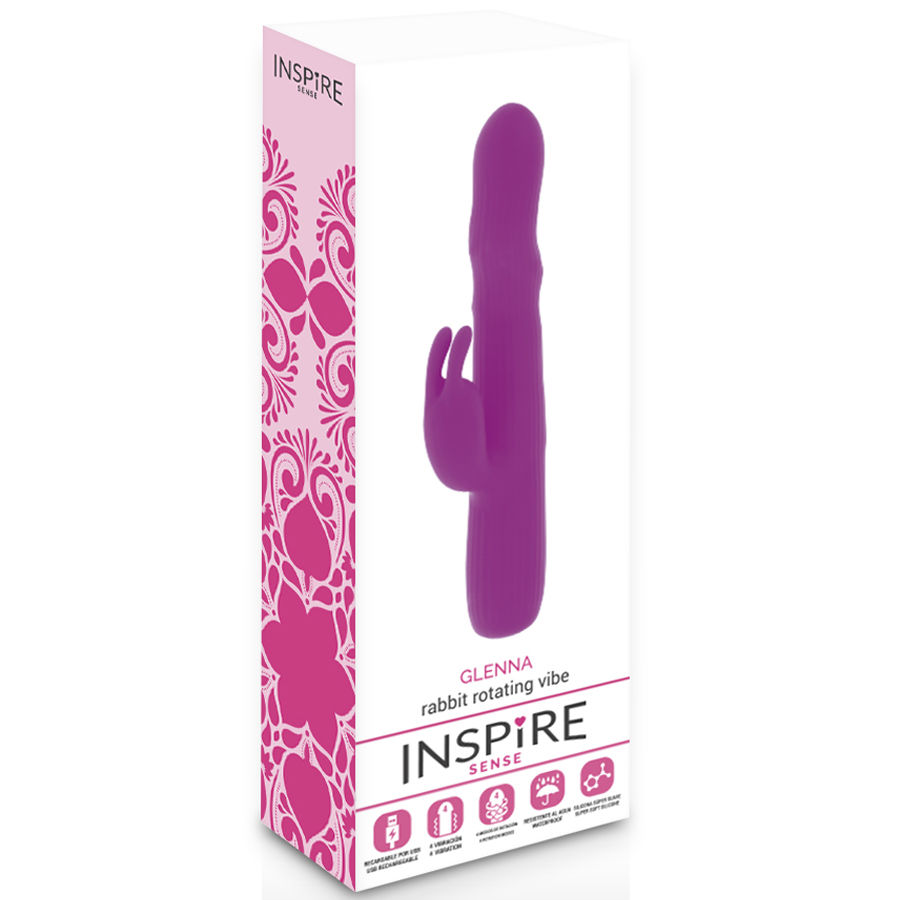 INSPIRE SENSE - GLENNA VIBRATOR RABBIT PURPLE - Image 4