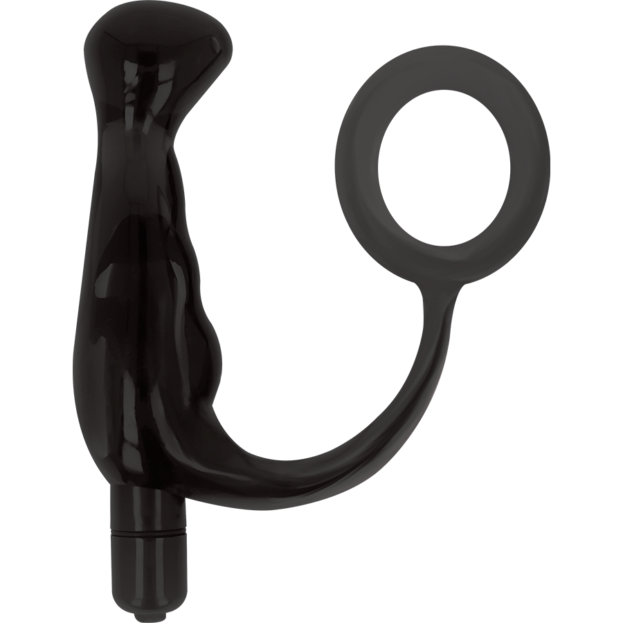 ADDICTED TOYS - VIBRADOR- PROST TICO PRETO 10 CM - Image 2