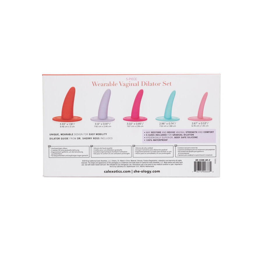 CALIFORNIA EXOTICS - KIT 5 PCS DILATADORES VAGINAIS OU ANAIS MULTICOLOR - Image 6