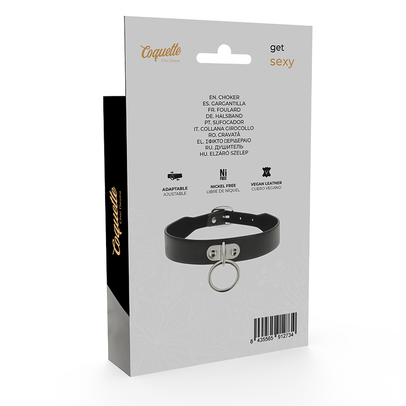COQUETTE - CHIC DESIRE COLAR DE COURO VEGANO ACESSÓRIO FETISH MULHER - Image 6
