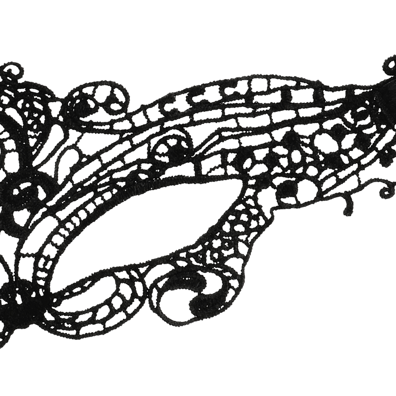 COQUETTE CHIC DESIRE - MSCARA DE RENDA PRETA FINA - Image 4