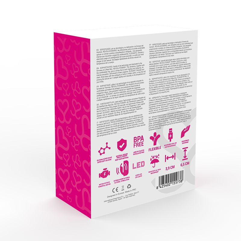 MORESSA - BRAD PREMIUM SILICONE RECARREGVEL ROSA - Image 4