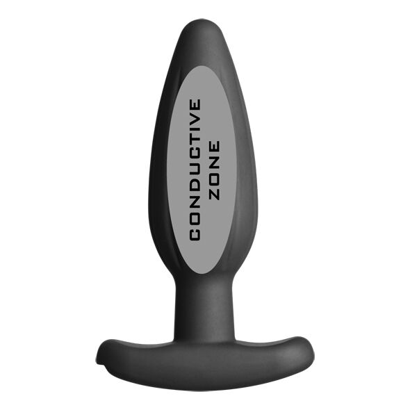 ELECTRASTIM - PLUG ANAL DE SILICONE PRETO ROCKER MÉDIO - Image 5