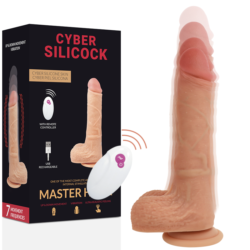 CYBER SILICOCK CONTROLE REMOTO REALISTA MESTRE HUCK - Image 3