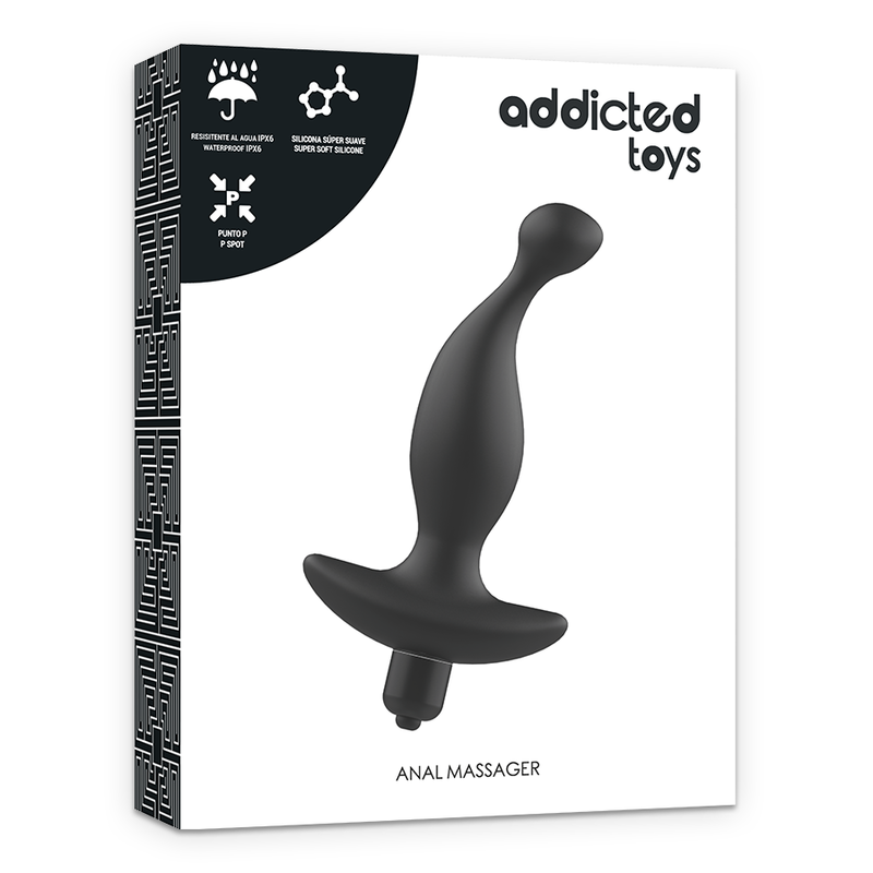 ADDICTED TOYS - MASSAGER ANAL COM VIBRATIONMODEL PRETO 1 - Image 6
